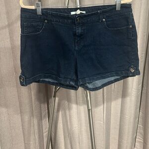 2.1‎ Denim Dark Blue Jean Shorts